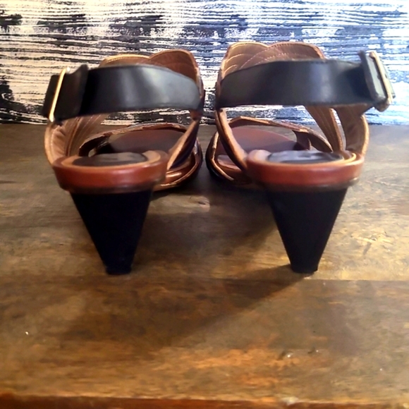 MARNI | Slingback Sandal in Brown, Black, and Blue Leather Size EU37 - Picture 7 of 7